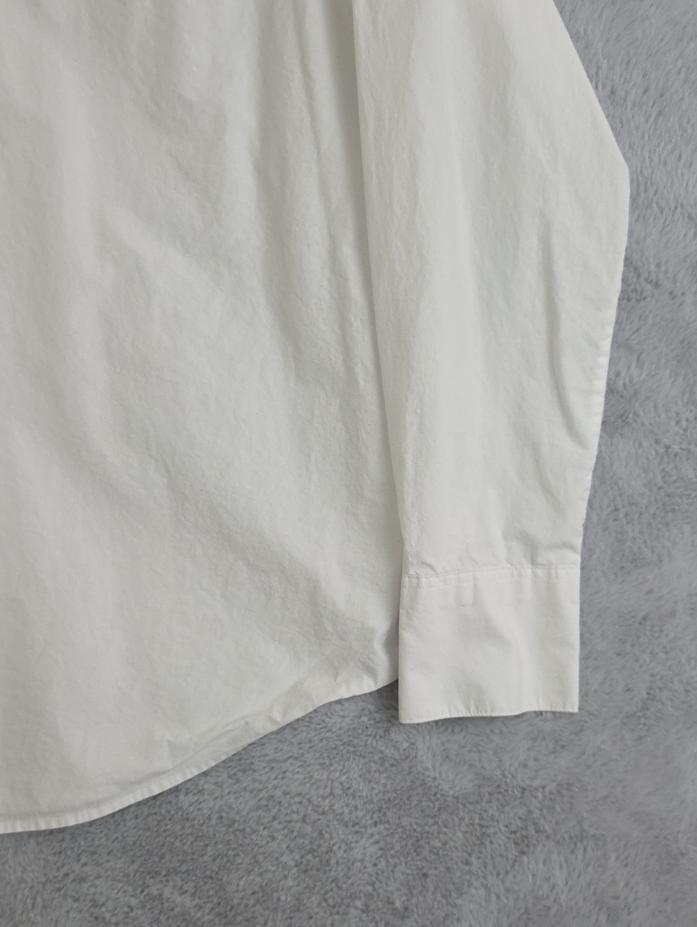 Banana Republic Women's White Button Front Shirt Medium 100% Cotton Long Sleeve - Picture 9 of 10